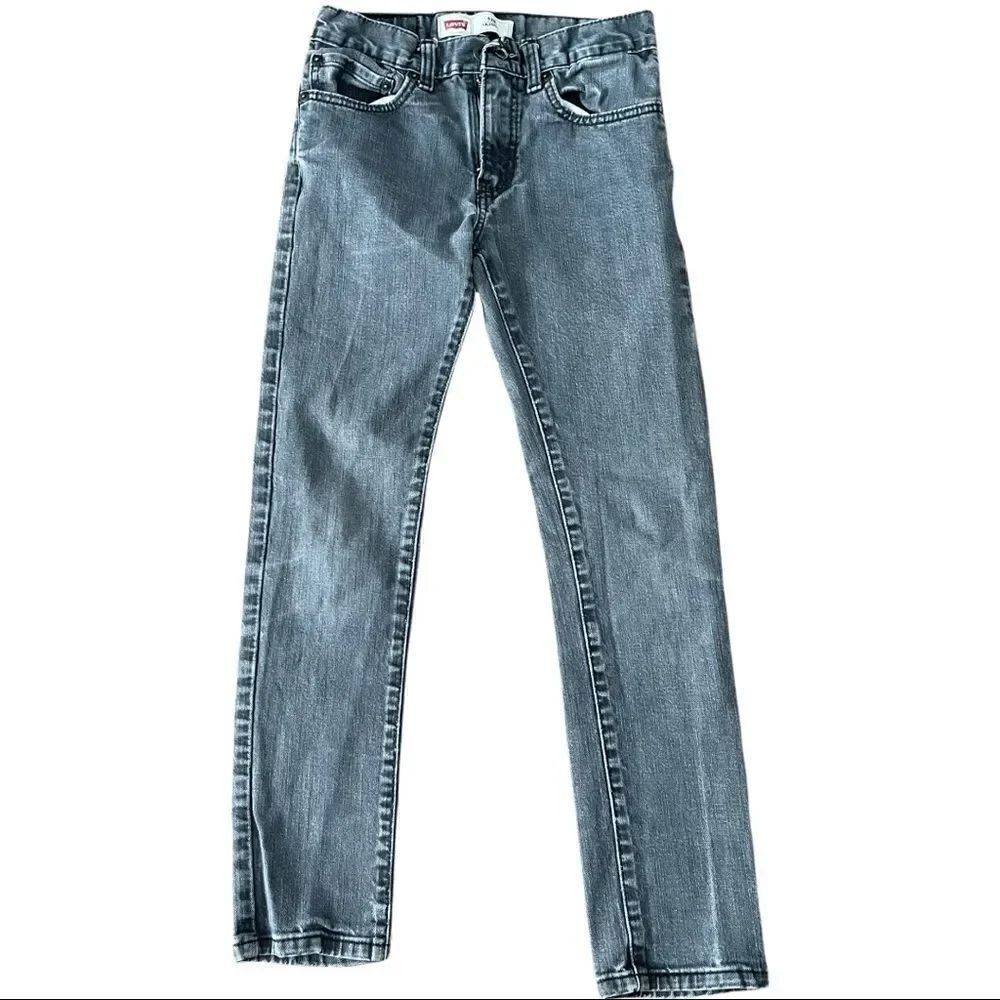 Levi’s 510 Gray Skinny Jeans Sz 16 Reg W28xL28